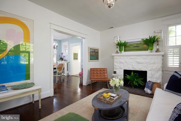 Dining room, Fireplace, Interior, Living room, Wood Texture Flooring