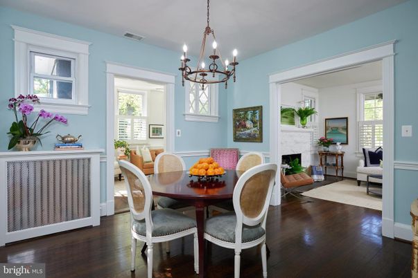 Chandelier, Dining room, Fireplace, Interior, Living room, Wood Texture Flooring