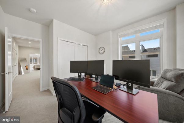 Home Office, Interior, Recessed Lighting