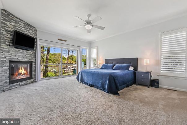 Bedroom, Fireplace, Interior, Stone Walls