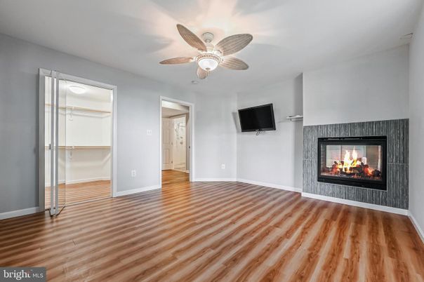 Empty room, Fireplace, Interior, Wood Texture Flooring