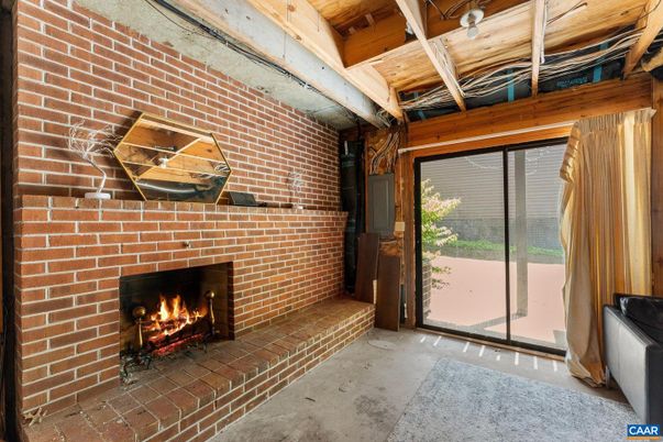 Fireplace, Interior, Stone Walls, Wooden Beams, Wooden Ceilings, Wooden Walls