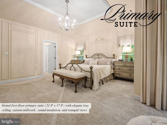 Bedroom, Chandelier, Interior