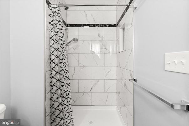 Bathroom, Glass Shower, Interior, Marble Walls