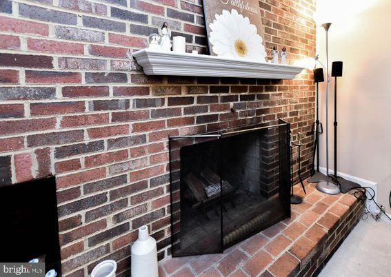 Fireplace, Interior, Stone Walls