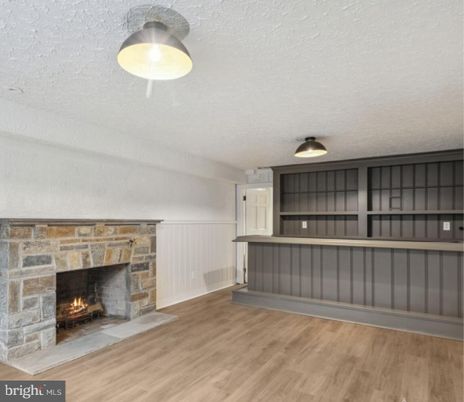 Fireplace, Interior, Wood Texture Flooring