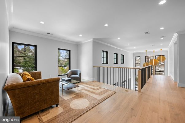 Interior, Living room, Pendant Lights, Recessed Lighting, Wood Texture Flooring