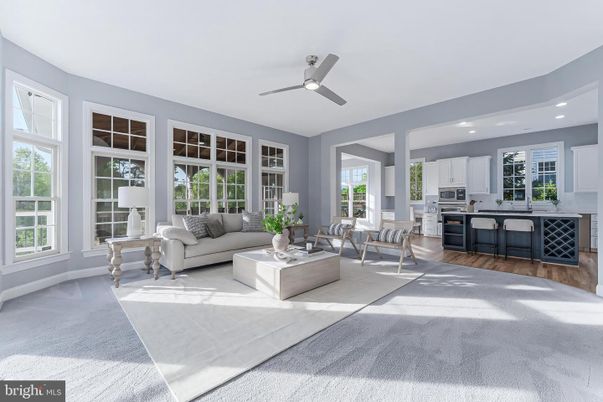Interior, Kitchen, Living room, Recessed Lighting, Stainless Steel Appliances, Wood Texture Flooring