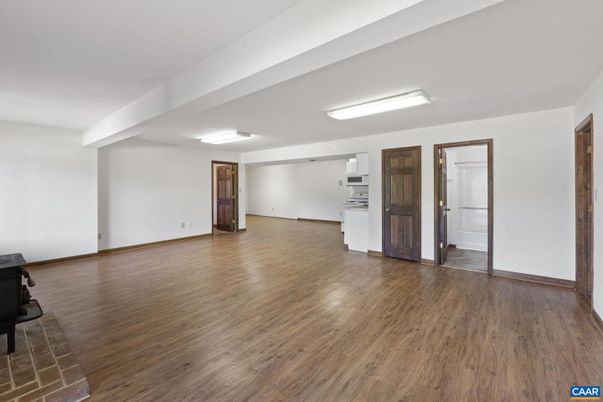 Empty room, Interior, Kitchen, Wood Texture Flooring