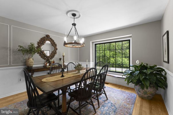 Dining room, Interior, Wood Texture Flooring