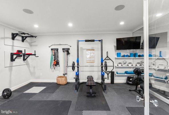 Fitness Equipment, Interior, Recessed Lighting