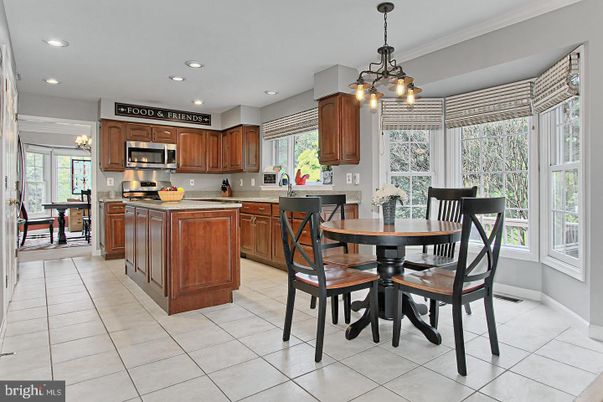 Dining room, Interior, Kitchen, Pendant Lights, Recessed Lighting, Stainless Steel Appliances