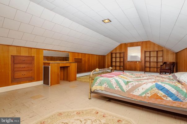 Bedroom, Interior, Wooden Walls