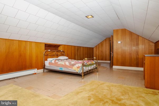 Bedroom, Interior, Wooden Walls