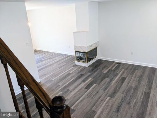 Empty room, Fireplace, Interior, Wood Texture Flooring