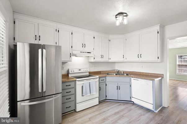 Interior, Kitchen, Wood Texture Flooring