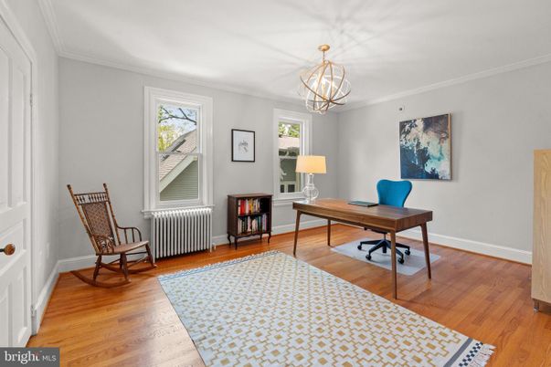 Chandelier, Home Office, Interior, Wood Texture Flooring