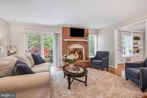 Fireplace, Interior, Living room, Stone Walls, Wood Texture Flooring