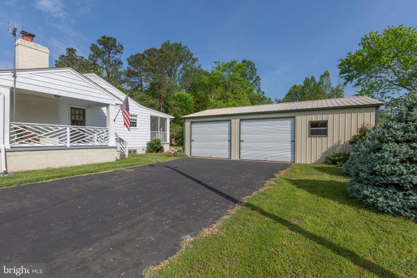 Backyard, Detached Garage, Exterior