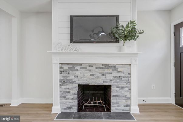 Fireplace, Interior, Wood Texture Flooring