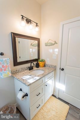 Bathroom, Dual Sink Vanities, Interior, Wood Texture Flooring