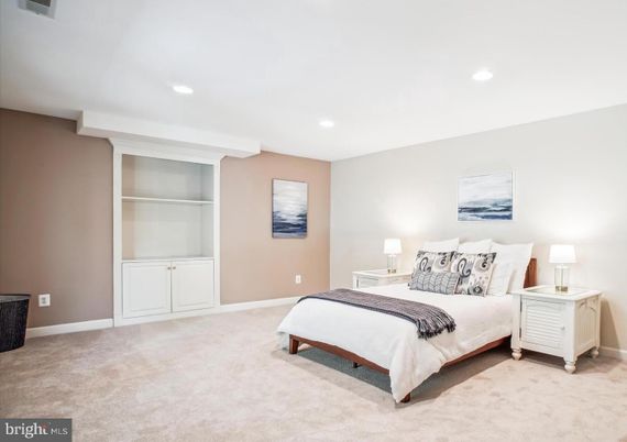 Bedroom, Interior, Recessed Lighting