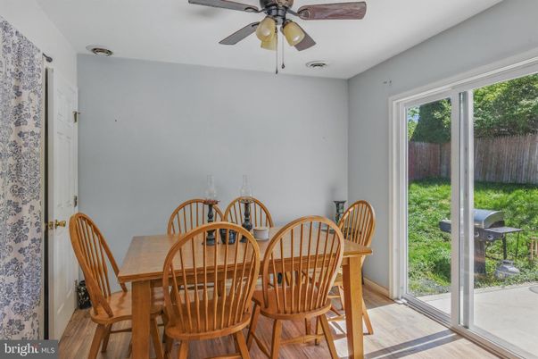 Dining room, Interior, Wood Texture Flooring