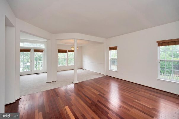Empty room, Interior, Wood Texture Flooring