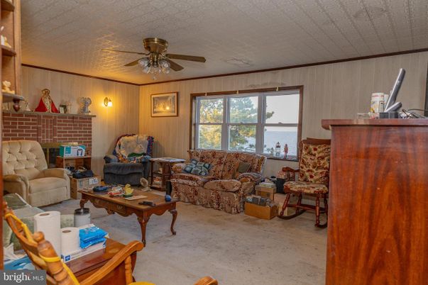 Interior, Living room, Stone Walls