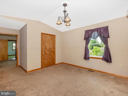 Chandelier, Empty room, Interior