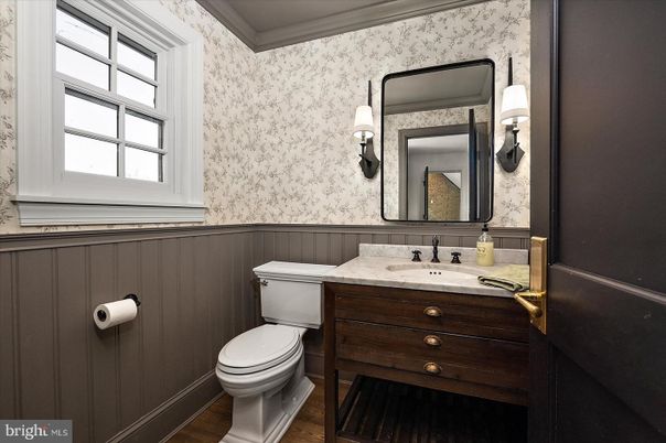 Bathroom, Interior, Wood Texture Flooring