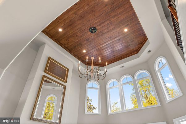Chandelier, Interior, Recessed Lighting, Wooden Ceilings