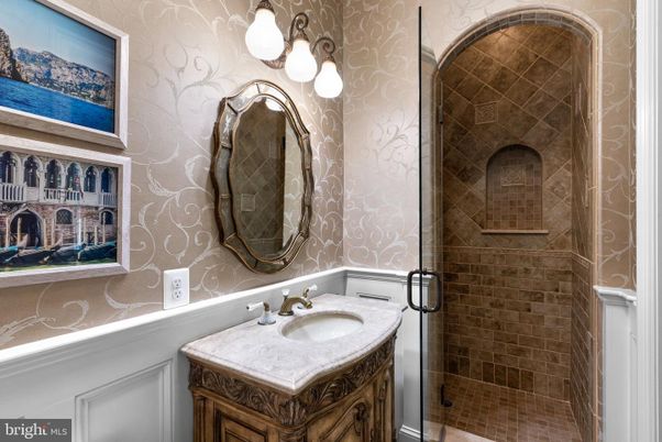 Bathroom, Glass Shower, Interior