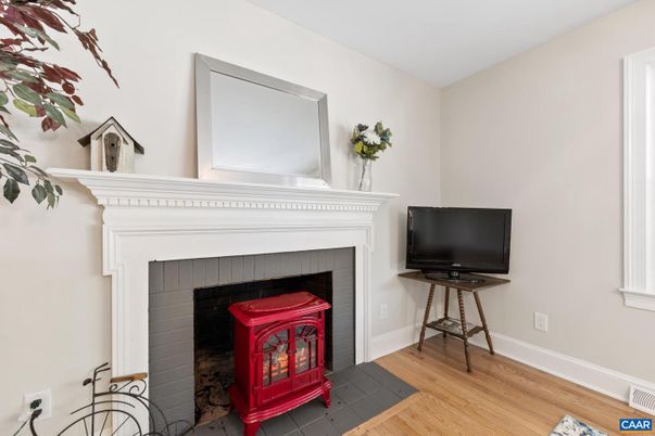 Fireplace, Interior, Wood Texture Flooring
