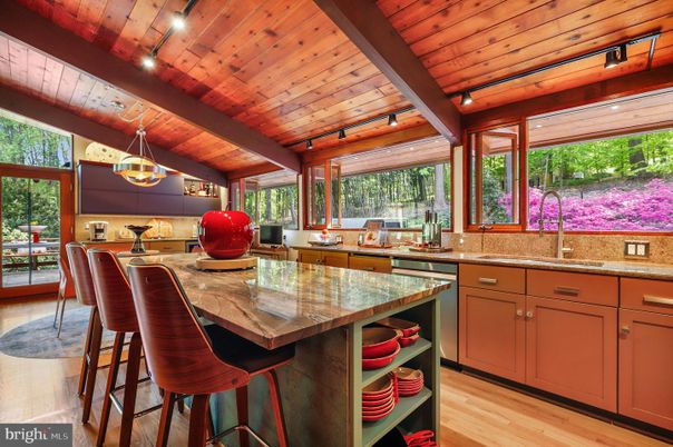 Interior, Kitchen, Wooden Beams, Wooden Ceilings, Wood Texture Flooring
