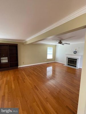 Empty room, Fireplace, Interior, Wood Texture Flooring