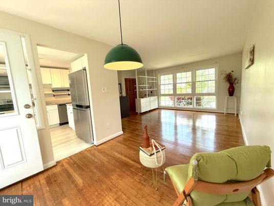Interior, Kitchen, Pendant Lights, Stainless Steel Appliances, Wood Texture Flooring