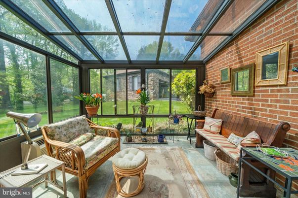 Glass Ceilings, Interior, Stone Walls, Sun Room