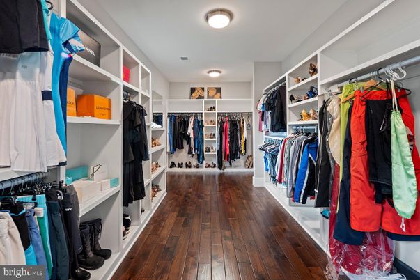 Interior, Walk-in Closets, Wood Texture Flooring