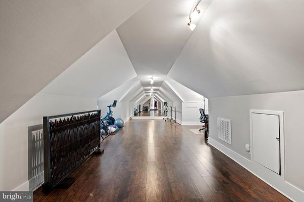 Fitness Equipment, Interior, Wood Texture Flooring