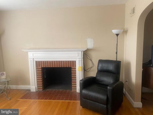 Fireplace, Interior, Wood Texture Flooring