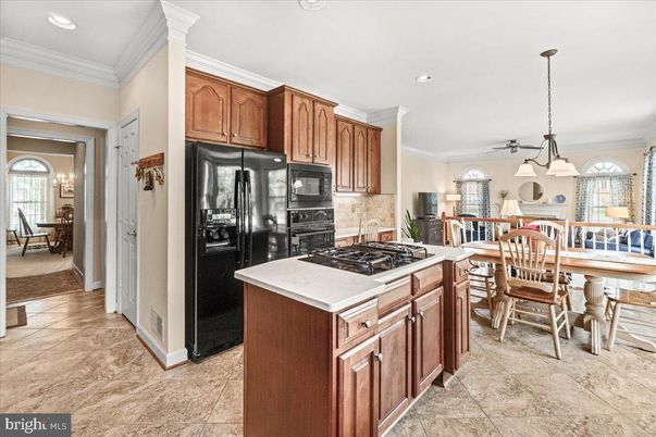 Dining room, Interior, Kitchen, Pendant Lights, Recessed Lighting