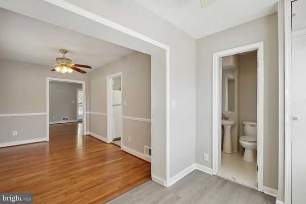 Bathroom, Empty room, Interior, Wood Texture Flooring