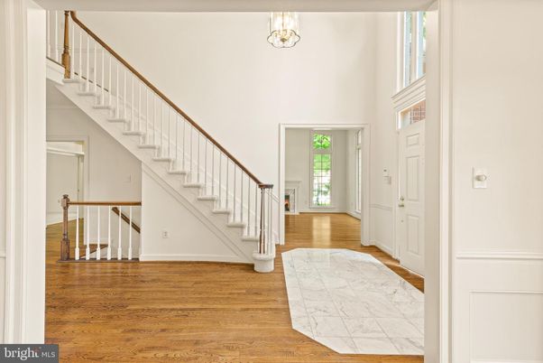 Interior, Marble, Pendant Lights, Wood Texture Flooring