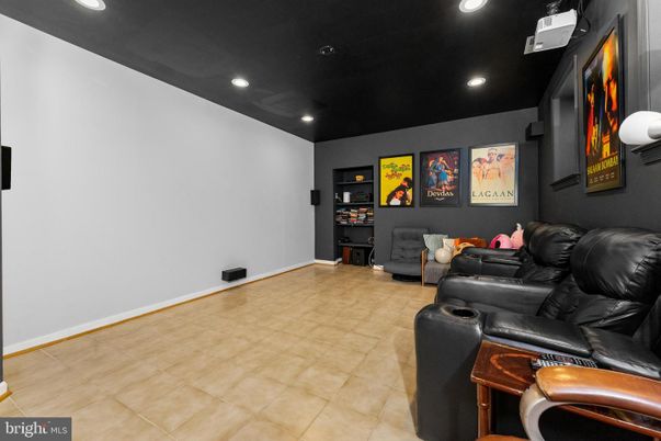 Home Theatre Room, Interior, Recessed Lighting, Theatre Room
