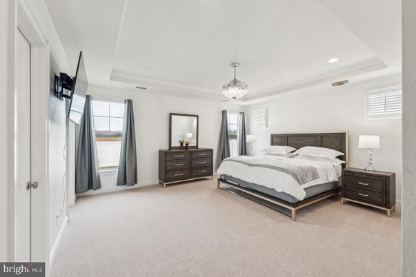 Bedroom, Interior, Pendant Lights, Recessed Lighting