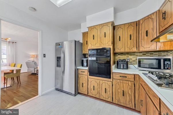 Interior, Kitchen, Wood Texture Flooring