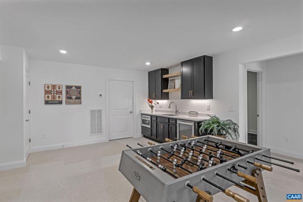 Game Room, Interior, Kitchen, Recessed Lighting