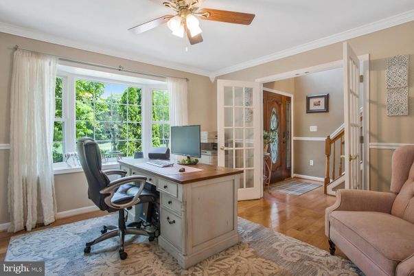 Home Office, Interior, Wood Texture Flooring