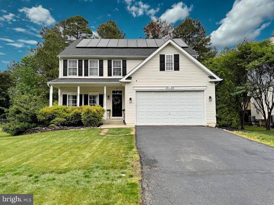 Attached, Exterior, Facade, Solar Panels, Farmhouse